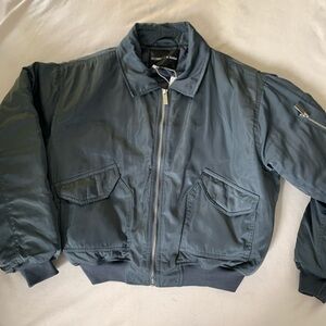 SCARLET & SAM CAPSULE BOMBER IN CHARCOL SIZE L/XL